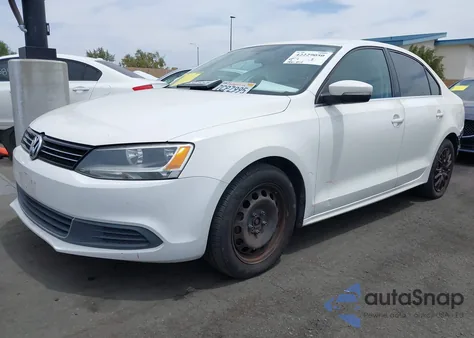 2013 Volkswagen Jetta 2.5L Se из США, поврежденный, VIN 3VWDP7AJ8DM408355